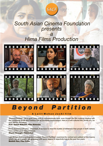Beyond Partition - South Asian Cinema Foundation South Asian Cinema ...